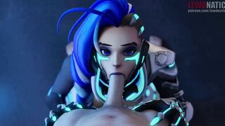 Watch Sombra get naughty in Overwatch - NSFW