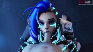 Watch Sombra get naughty in Overwatch - NSFW