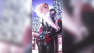 Spider-Man and Gwen Stacy's Guilty Pleasure - A Marvelous Hentai Porn Video