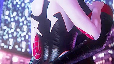 Spider-Man and Gwen Stacy's Guilty Pleasure - A Marvelous Hentai Porn Video