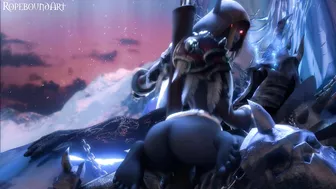 Sylvanas Windrunner Gets Tied Up in Warcraft Art Porn