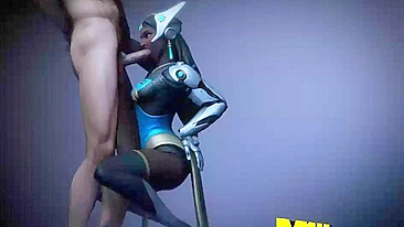 Symmetra m1llcake Overwatch - A hilariously raunchy parody of the popular game featuring the sexy cyber-defender!