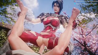 Sexy Taki Battles in 'Bouquetman's Soul Calibur'