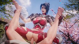 Sexy Taki Battles in 'Bouquetman's Soul Calibur'