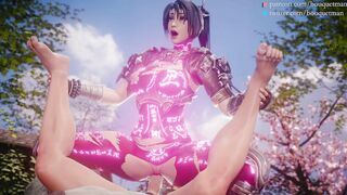 Sexy Taki Battles in 'Bouquetman's Soul Calibur'