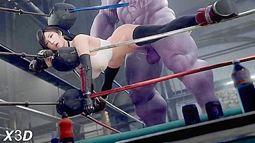 Tifa Lockhart and Thanos' X-Rated Adventure in Final Fantasy VII - A Marvelous Crossover