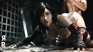 Watch Tifa Lockhart's Steamy Sex Scene with Ruri from Final Fantasy VII