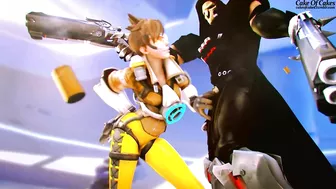Tracer and Reaper's Cakeofcakes Overwatch - A hilarious parody of Overwatch featuring Tracer and Reaper baking a cake together while engaging in suggestive roleplay.