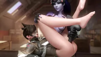 Watch Tracer and Widowmaker Go at It in Overwatch - NSFW