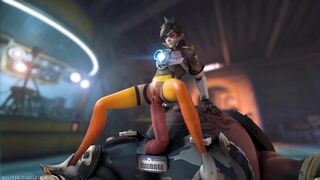 Tracer and Roadhog Get Down and Dirty in 'GuiltyK Overwatch'