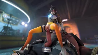 Tracer and Roadhog Get Down and Dirty in 'GuiltyK Overwatch'