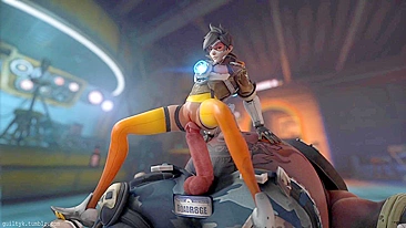 Tracer and Roadhog Get Down and Dirty in 'GuiltyK Overwatch'