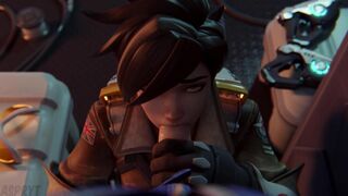 Tracer Aspryt Overwatch - A Satirical Take on Hentai Porn