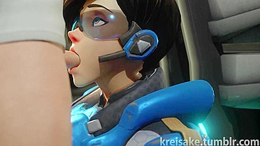 Watch Tracer's Kinky Adventure in Overwatch! (NSFW)