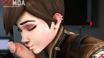 Sexy Tracer Redmoa Gets Down and Dirty in Overwatch Porn
