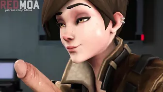 Sexy Tracer Redmoa Gets Down and Dirty in Overwatch Porn