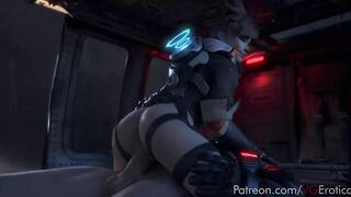 Overwatch Hentai - Tracer's Wild Ride