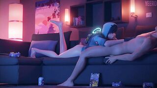 Overwatch's Tracer Goes Wild in Hentai Porn Video