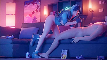 Overwatch's Tracer Goes Wild in Hentai Porn Video