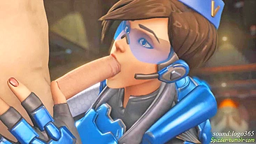 Overwatch's Tracer Gets Fucked by Spizder in Hot Hentai Porn Video