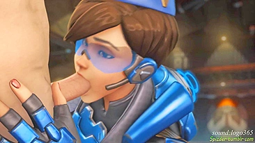 Overwatch's Tracer Gets Fucked by Spizder in Hot Hentai Porn Video