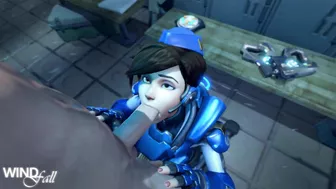 Overwatch's Tracer Gets Fucked Hard by Chung-Li