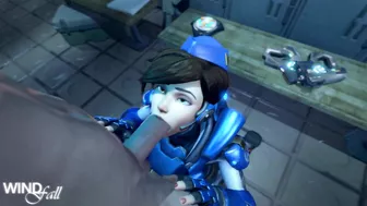 Overwatch's Tracer Gets Fucked Hard by Chung-Li