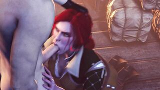 Watch Triss Merigold's Blu-ray Light Show in The Witcher 3 Porn Video