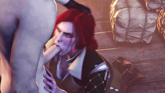 Watch Triss Merigold's Blu-ray Light Show in The Witcher 3 Porn Video