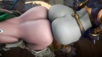 Warcraft XXX - Tyrande and Jaina's Lesbian Adventure