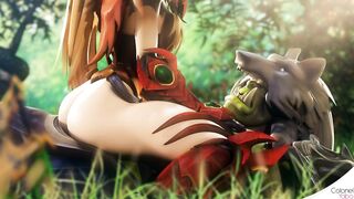 Hentai Porn Video - Valeera and Rehgar's Colonel Yobo Warcraft