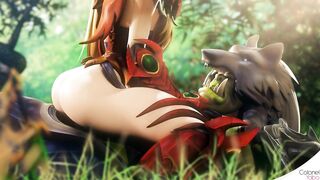 Hentai Porn Video - Valeera and Rehgar's Colonel Yobo Warcraft