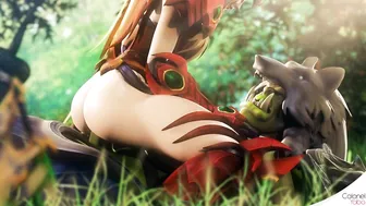 Hentai Porn Video - Valeera and Rehgar's Colonel Yobo Warcraft