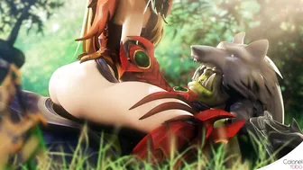 Hentai Porn Video - Valeera and Rehgar's Colonel Yobo Warcraft