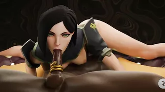 Viper and Phoenix Rescraft Valorant - A Steamy Romp Through the Stars