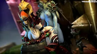 Sexy Sorceress Valeera and Undead Queen Sylvanas Burn Up the Battlefield in 'Firebrand' - A Must-See Hentai Porn Video! Sexy Sorceress Valeera and Undead Queen Sylvanas Burn Up the Battlefield in 'Firebrand' - A Must-See Hentai Porn Video!
