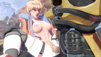 Wattson and Caustic DzooWorks' Apex Legends - The Ultimate Hentai Porn Experience