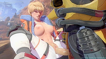 Wattson and Caustic DzooWorks' Apex Legends - The Ultimate Hentai Porn Experience