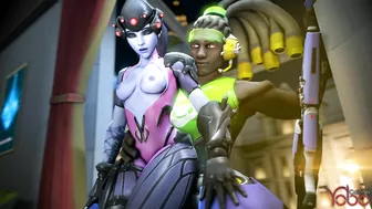 Widowmaker and Lucio Go Bareback in 'Overwatch' Hentai Porn Video