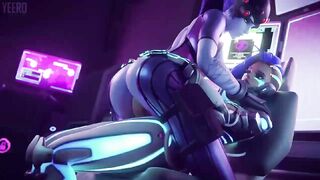 Widowmaker and Sombra's Steamy Yeero Overwatch Session