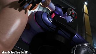 Sexy Widowmaker Takes on Darkholestuff in Steamy Overwatch Porn Video