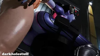 Sexy Widowmaker Takes on Darkholestuff in Steamy Overwatch Porn Video