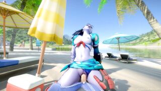 Widowmaker Ellowas Overwatch - A Satirical Take on Hentai Porn