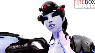 Sexy Widowmaker Ready for Action in Overwatch