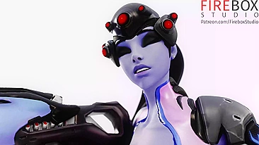 Sexy Widowmaker Ready for Action in Overwatch