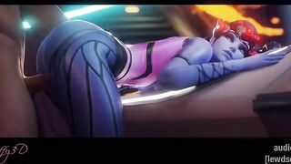 Satisfying Your Kinky Cravings - Widowmaker Fluffy3D Overwatch