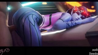 Satisfying Your Kinky Cravings - Widowmaker Fluffy3D Overwatch