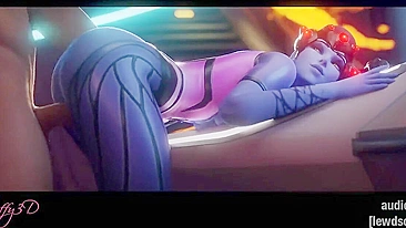 Satisfying Your Kinky Cravings - Widowmaker Fluffy3D Overwatch