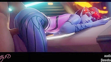 Satisfying Your Kinky Cravings - Widowmaker Fluffy3D Overwatch