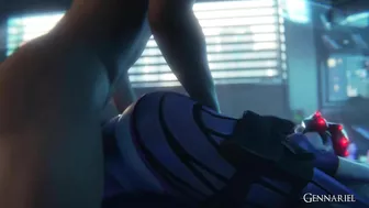 Gennariel's Widowmaker Rampage - Overwatch Hentai Porn Video
